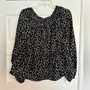 Sanctuary Black and White Blouse